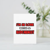 Carte Postale Je suis amoureux d'un biochimiste (Debout devant)