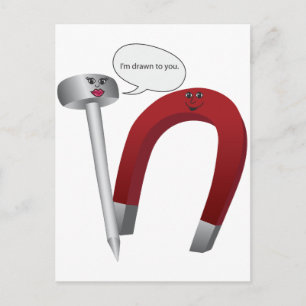 Carte Postale Je suis attirée par toi.
