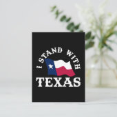 Carte Postale Je suis avec le Texas (Debout devant)