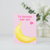Carte Postale Je suis Bananas Over You - Cute Classroom Valentin (Debout devant)