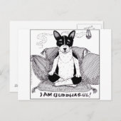 Carte Postale Je Suis Bouddhiste (Devant / Derrière)