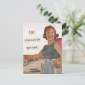 Carte Postale Je suis chimiquement Spirité (Debout devant)