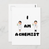 Carte Postale Je suis chimiste (Devant / Derrière)