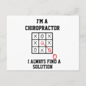 Carte Postale Je Suis Chiropraticien Je Trouve Toujours Une Solu (Devant)