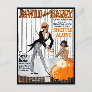 Carte Postale Je suis complètement fou de Harry