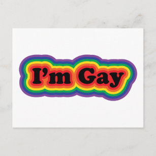 Carte Postale Je suis Gay