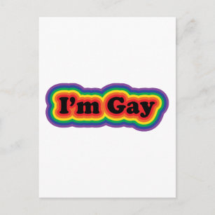 Carte Postale Je suis Gay