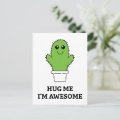 Carte Postale Je suis génial (Debout devant)