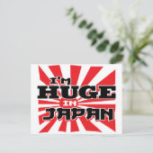 Carte Postale Je suis immense au Japon (Debout devant)