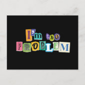 Carte Postale Je suis la collection de problèmes (Devant)