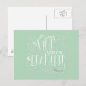 Carte Postale Je suis la vigne. Vous êtes les sarments. (Devant / Derrière)