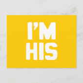 CARTE POSTALE JE SUIS LE (Devant)