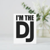 Carte Postale Je suis le DJ (Debout devant)
