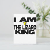 Carte Postale Je Suis Le Lizard King (Debout devant)