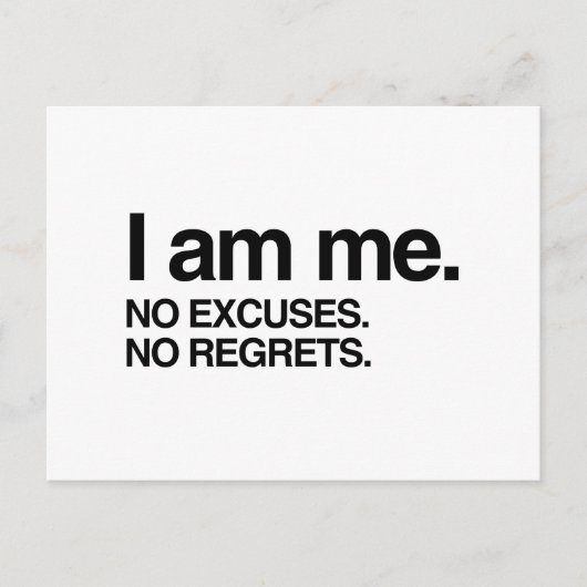 CARTE POSTALE JE SUIS MOI (Devant)