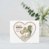 Carte Postale Je suis Noix à propos de toi Écureuil (Debout devant)