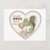 Carte Postale Je suis Noix à propos de toi Écureuil (Devant)