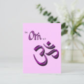 Carte Postale Je suis Om-ish Om Symbole Aum (Debout devant)