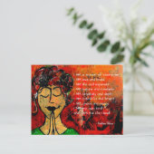 Carte Postale JE SUIS POEM Poscard (Debout devant)