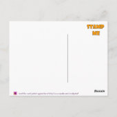 Carte Postale Je Suis Pour (Dos)