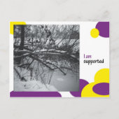 Carte Postale Je suis soutenu (Devant)