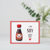 Carte Postale Je suis Soy Into You (Debout devant)