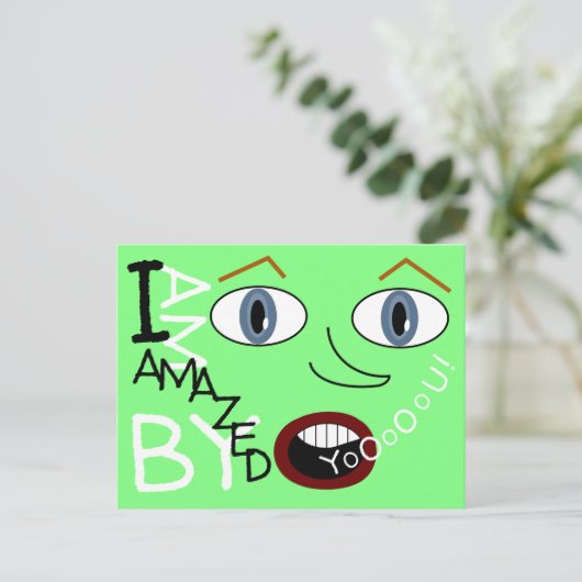 Carte Postale Je suis stupéfait de vous - Nod Notes (Debout devant)