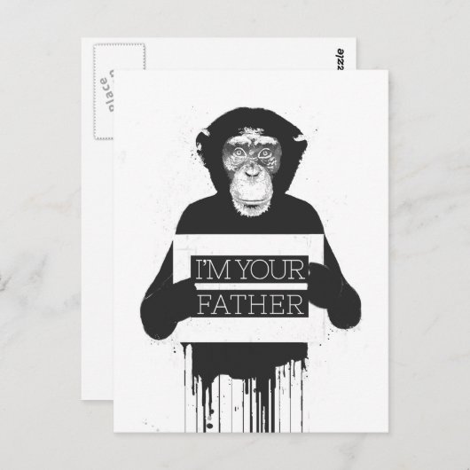Carte Postale Je suis ton père (Devant / Derrière)