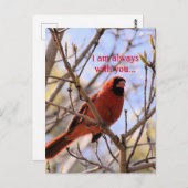 Carte Postale Je suis toujours avec toi... (Devant / Derrière)