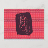 Carte Postale Je suis très désolé pour votre perte Vertical Stri (Devant)