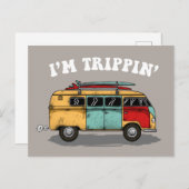 Carte Postale Je suis Trippin' (Devant / Derrière)