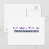 Carte Postale Je suis un acupuncturiste (Devant / Derrière)