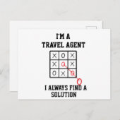 Carte Postale Je Suis Un Agent De Voyage Je Trouve Toujours Une (Devant / Derrière)