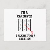 Carte Postale Je suis un aidant, je trouve toujours une solution (Devant)