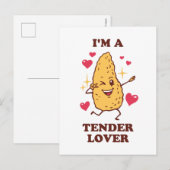 Carte Postale Je suis un amoureux des tendres (Devant / Derrière)