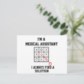 Carte Postale Je Suis Un Assistant Médicale Je Trouve Toujours U (Debout devant)