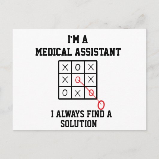 Carte Postale Je Suis Un Assistant Médicale Je Trouve Toujours U (Devant)