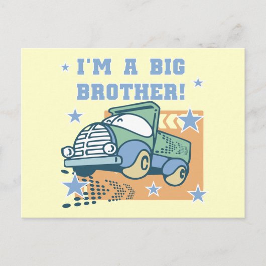 Carte Postale Je suis un Big Brother - T-shirts et cadeaux pour  (Devant)
