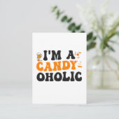 Carte Postale Je suis un cadeau de Halloween drôle et effrayant  (Debout devant)