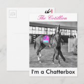 Carte Postale Je suis un Chatterbox (Devant / Derrière)