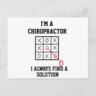 Carte Postale Je suis un chiropraticien, je trouve toujours une 