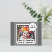 Carte Postale Je suis un dessin génial de clown de bébé (Debout devant)