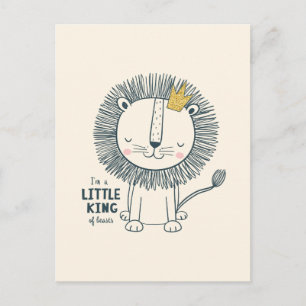 Carte Postale Je suis un petit roi