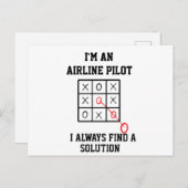 Carte Postale Je Suis Un Pilote Aérien Je Trouve Toujours Une So (Devant / Derrière)