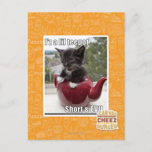 Carte Postale Je suis un pot de lait (Devant)