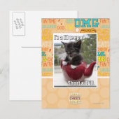 Carte Postale Je suis un pot de lait (Devant / Derrière)