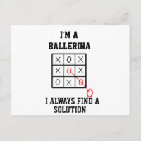 Je suis une ballerine, je trouve toujours une solu