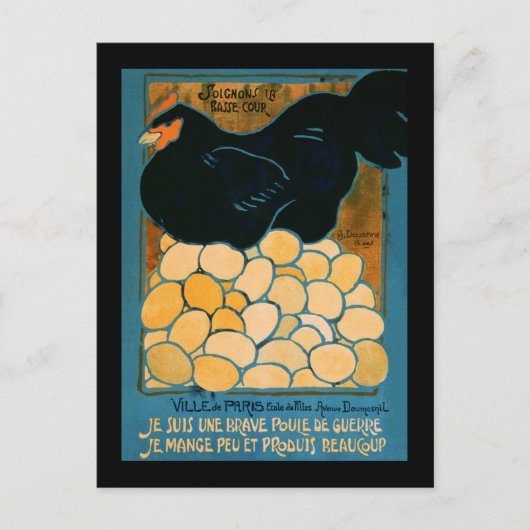 Carte Postale Je suis une bonne guerre. (Devant)