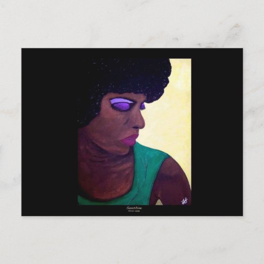 Carte Postale Je suis une dame - Sunshine (Devant)