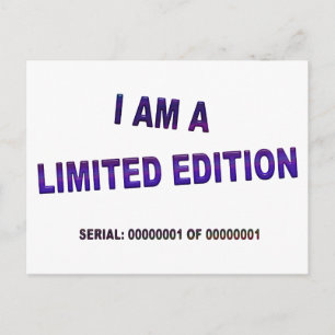 Carte Postale Je Suis Une Édition Limitée